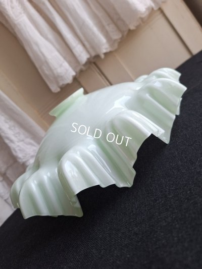 画像11: アンティークオパリンガラスシェード