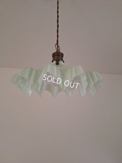 画像9: アンティークオパリンガラスシェード