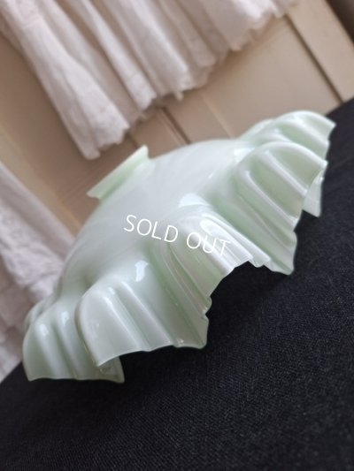 画像13: アンティークオパリンガラスシェード