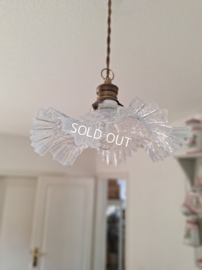 画像2: オパールセントガラスランプシェード　