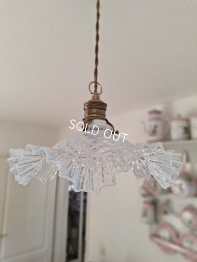 画像3: オパールセントガラスランプシェード　