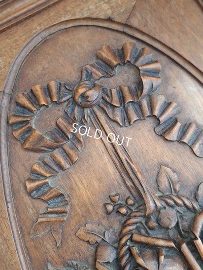 画像7: ウッド花かごレリーフパネル