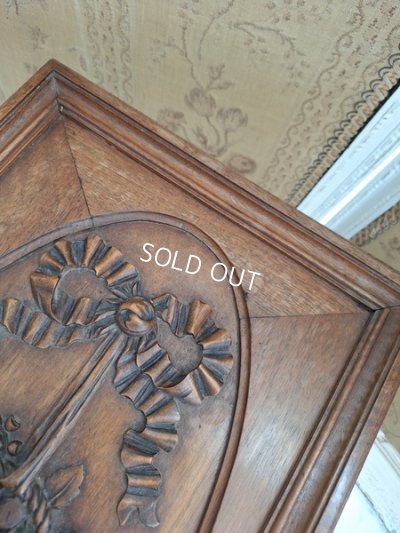 画像17: ウッド花かごレリーフパネル