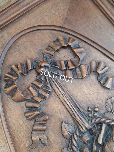 画像25: ウッド花かごレリーフパネル