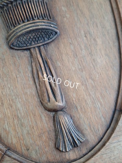 画像27: ウッド花かごレリーフパネル