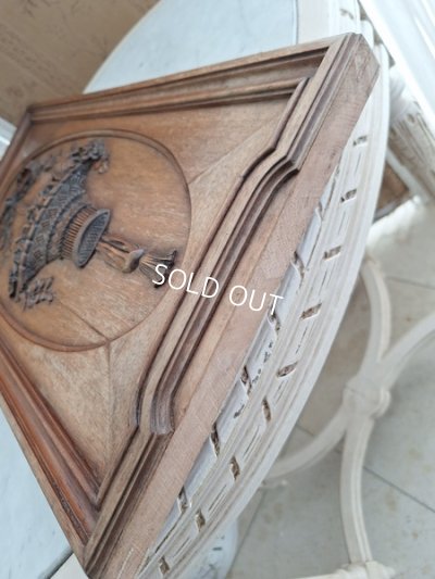 画像37: ウッド花かごレリーフパネル