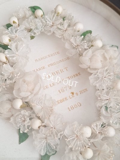 画像2: マリエ布花冠フレーム