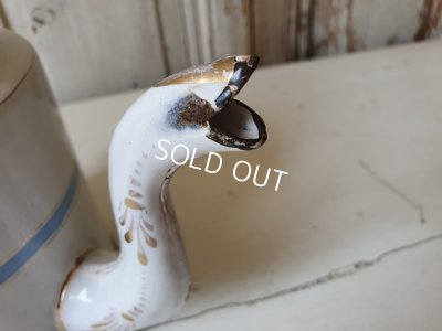 画像15: アンティ―クホーローローズ柄ポット