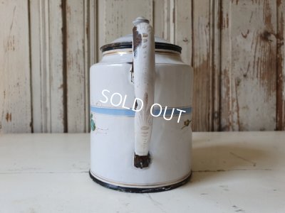 画像3: アンティ―クホーローローズ柄ポット