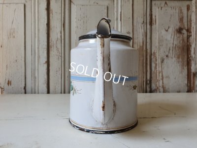 画像5: アンティ―クホーローローズ柄ポット