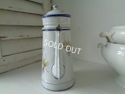 画像2: ホーロー手描きコーヒーポット