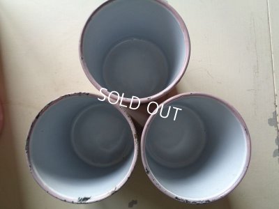 画像7: ホーロー花柄キャニスターセット