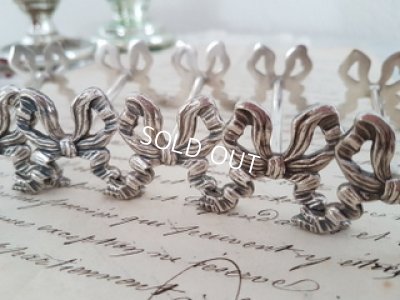 画像2: シルバープレートリボンカトラリーレスト