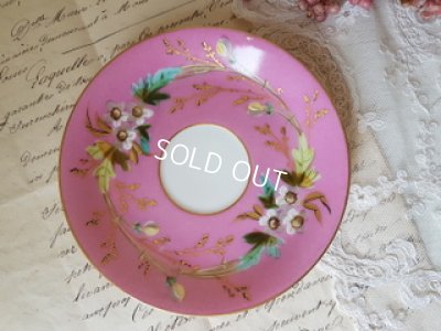 画像2: 陶器製花柄カップ＆ソーサー