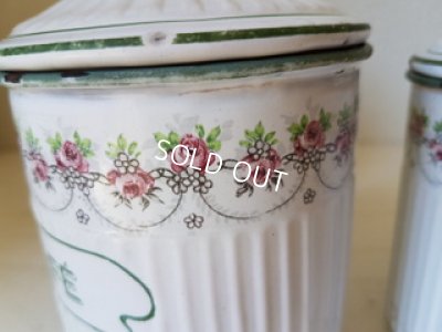 画像5: BB白いローズガーランド柄キャニスター