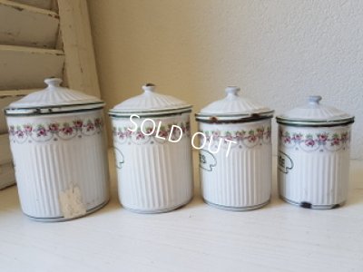 画像7: BB白いローズガーランド柄キャニスター