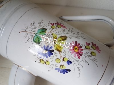 画像4: エトワール社手描き花柄コーヒーポット