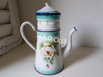 画像2: Japyローズ柄コーヒーポット