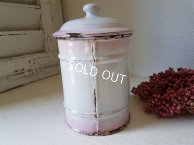 画像2: JAPYピンクぼかしパンジー柄キャニスター