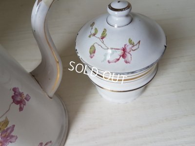 画像7: BW社すみれ柄小さなコーヒーポット