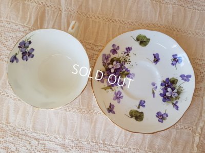 画像2: ハマースレーすみれ柄トリオ