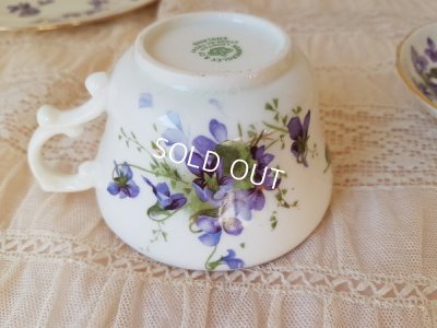 画像6: ハマースレーすみれ柄トリオ