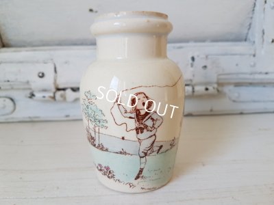 画像3: リュネヴィル窯人物画マスタードポット