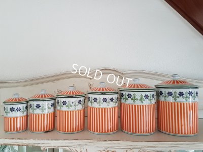 画像3: BBオレンジ花柄キャニスター
