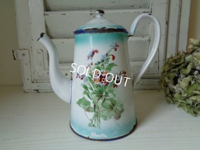 画像2: Japy勿忘草柄コーヒーポット