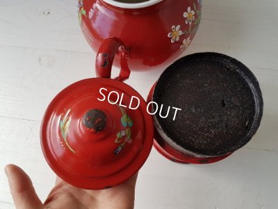 画像4: エトワール社赤すみれ柄コーヒーポット