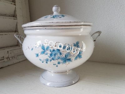 画像3: BWホーロー花柄スーピエール