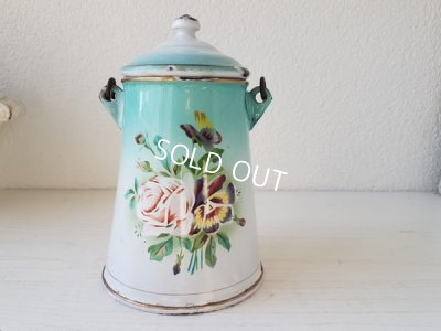 画像2: Japyローズとパンジー柄ミルクキャリー