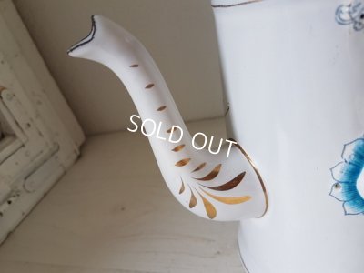 画像7: BWホーロー花柄チョコレートポット