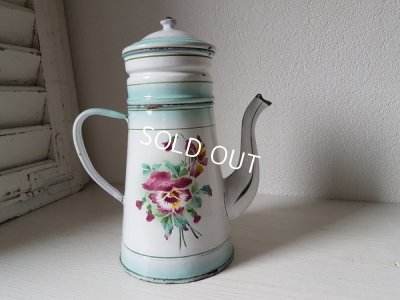 画像3: Japyダブルパンジー柄コーヒーポット