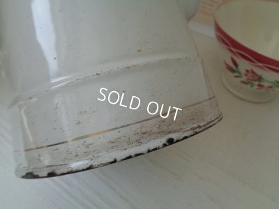 画像12: ホーローアールヌーボー花柄コーヒーポット