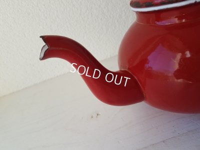 画像3: エトワール社赤すみれ柄ティーポット