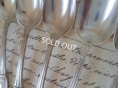 画像2: フレンチシルバースプーンセット