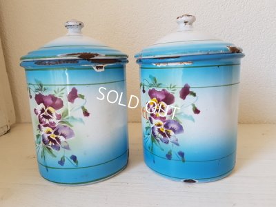 画像6: Japyダブルパンジー柄キャニスター