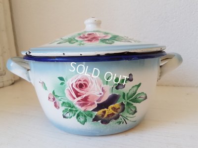 画像4: Japyローズとパンジー柄キャセロール
