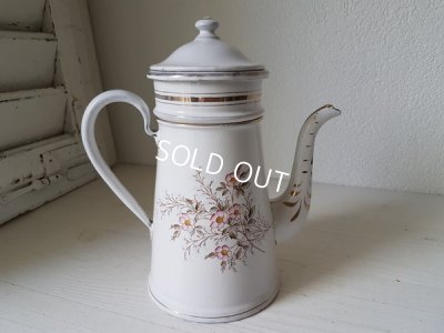 画像4: BF社ホーロー小花柄コーヒーポット