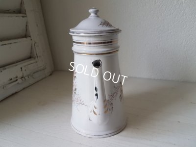 画像5: BF社ホーロー小花柄コーヒーポット