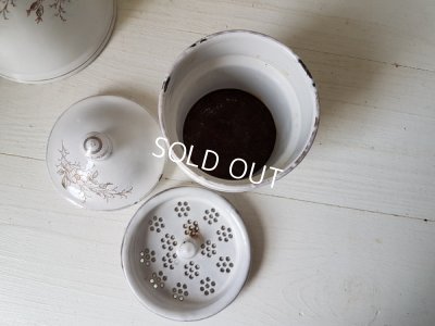 画像8: BF社ホーロー小花柄コーヒーポット