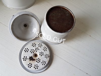 画像9: BF社ホーロー小花柄コーヒーポット