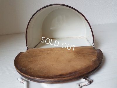 画像11: 白ホーロー花柄フラワー缶