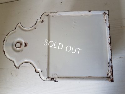 画像9: 白ホーロー花柄フラワー缶