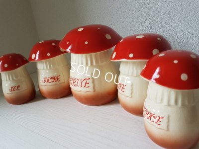 画像2: 陶器製きのこキャニスター