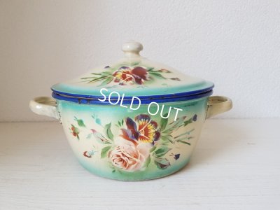 画像5: Japyローズとパンジー柄キャセロール