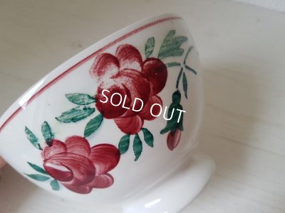 画像8: ローズ柄カフェオレボウル