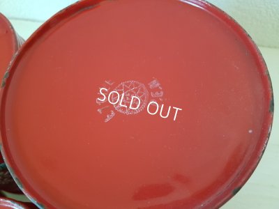 画像2: エトワール社すみれ柄キャニスター