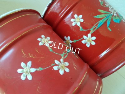 画像4: エトワール社すみれ柄キャニスター